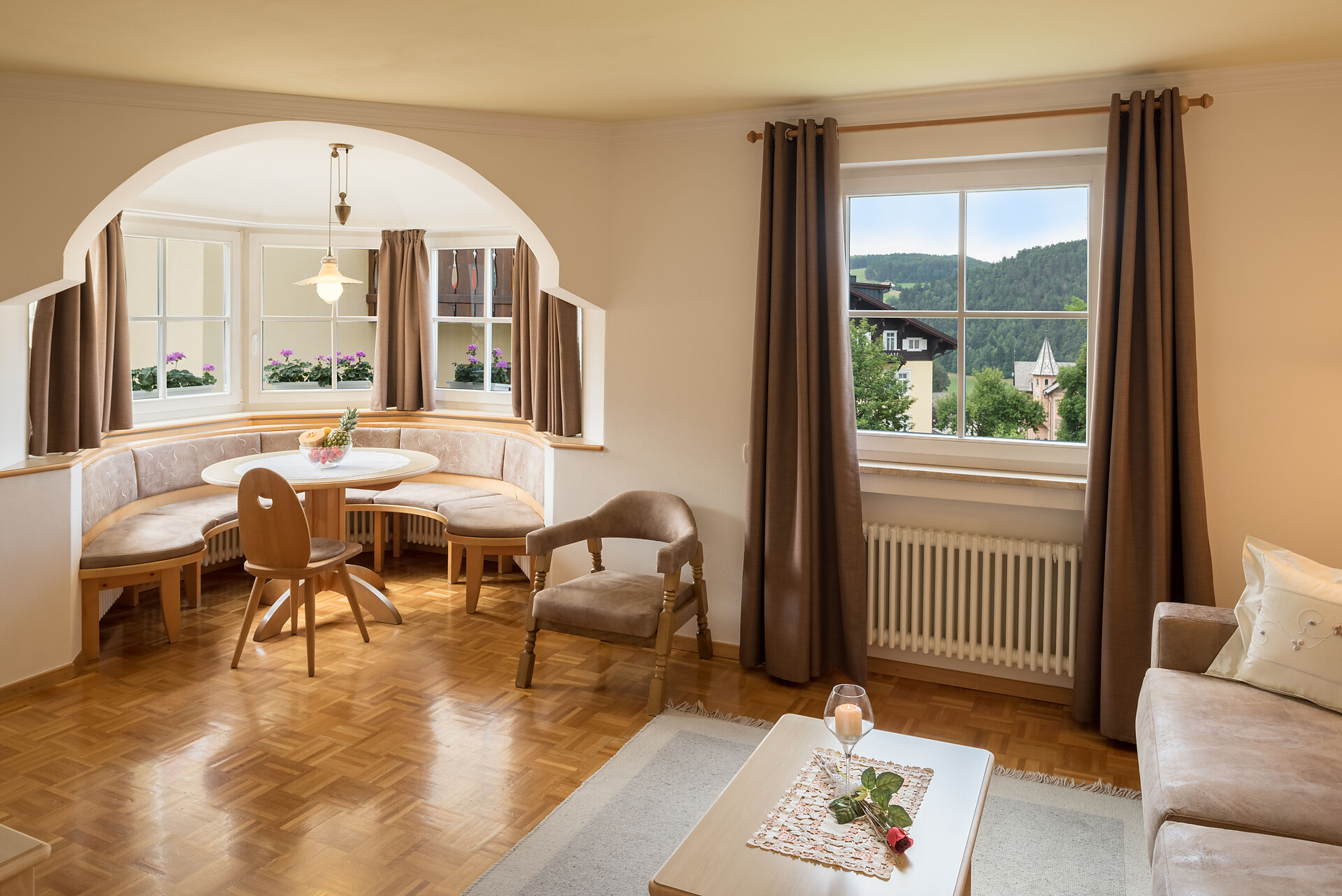 Appartement Edelweiss Wohnraum