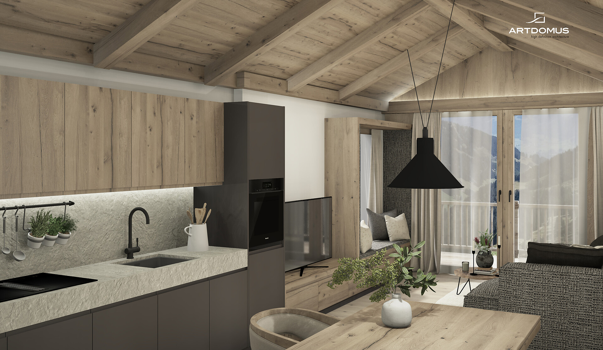 Mountain Deluxe Apartment 102