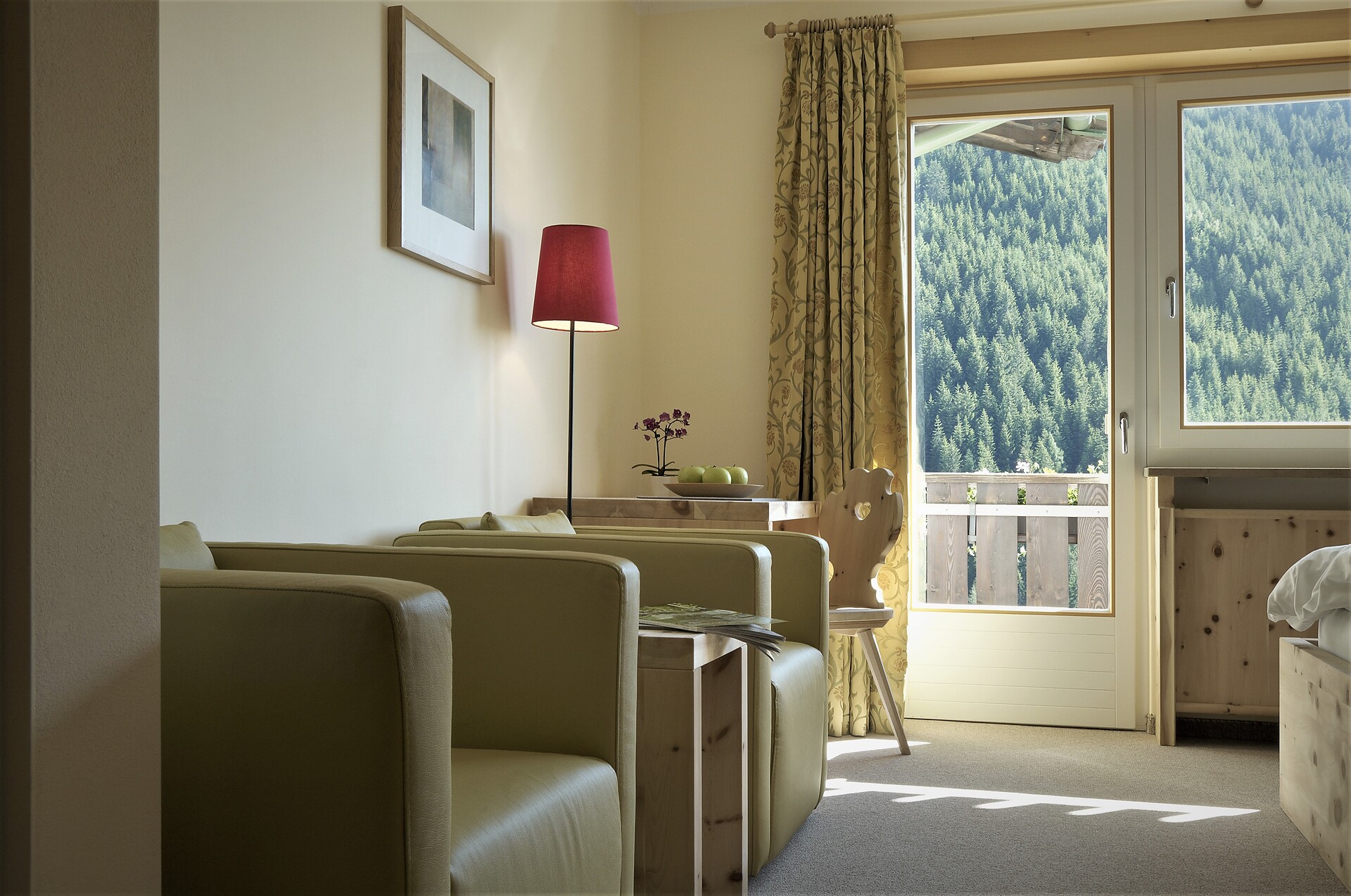 Zimmer Tradition mit Südbalkon Latemar