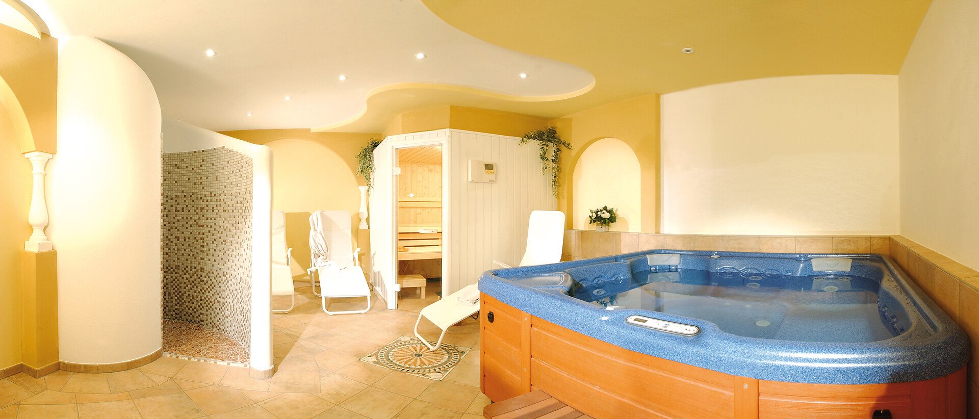 Sauna and Jacuzzi