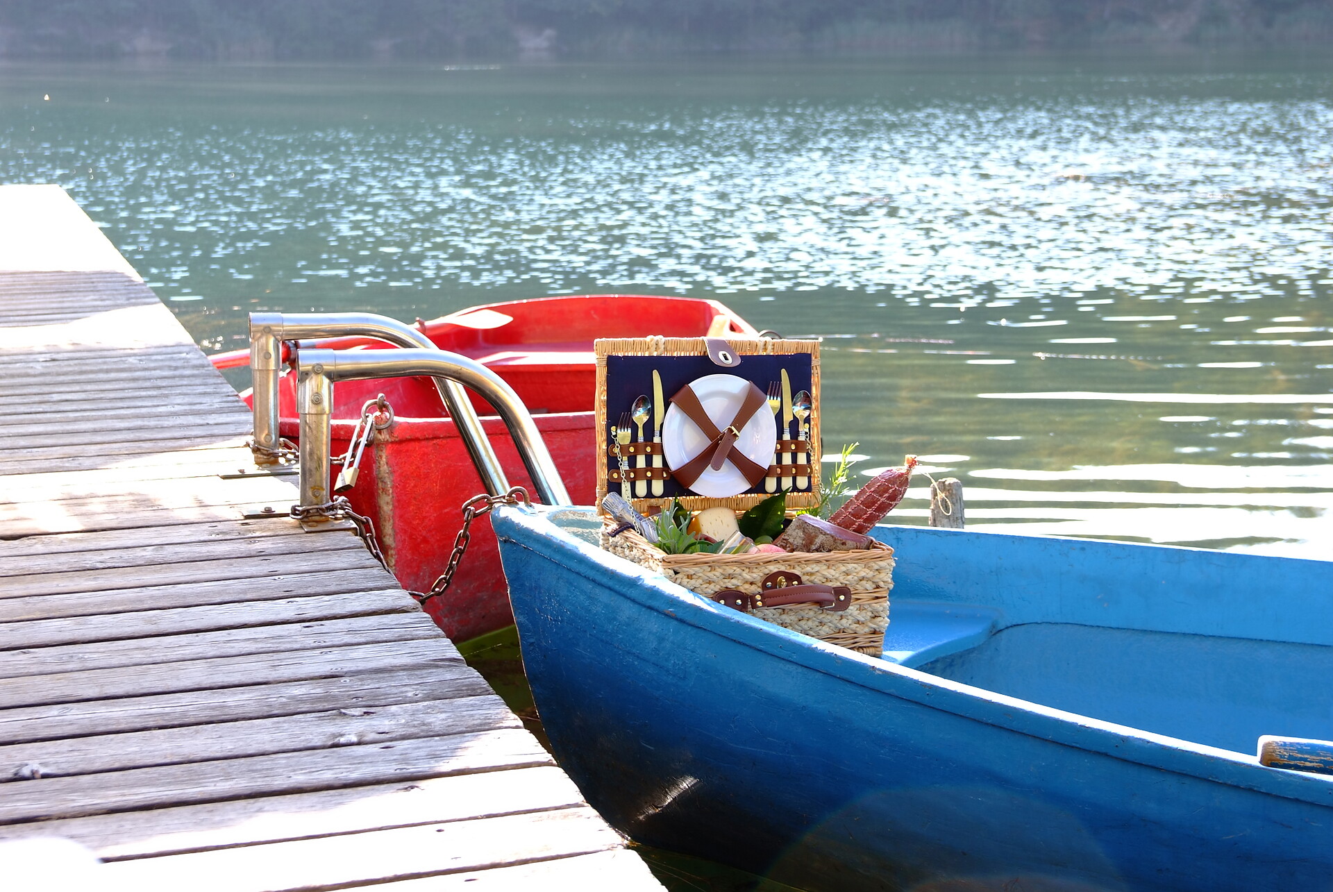 Pontile privato con barche