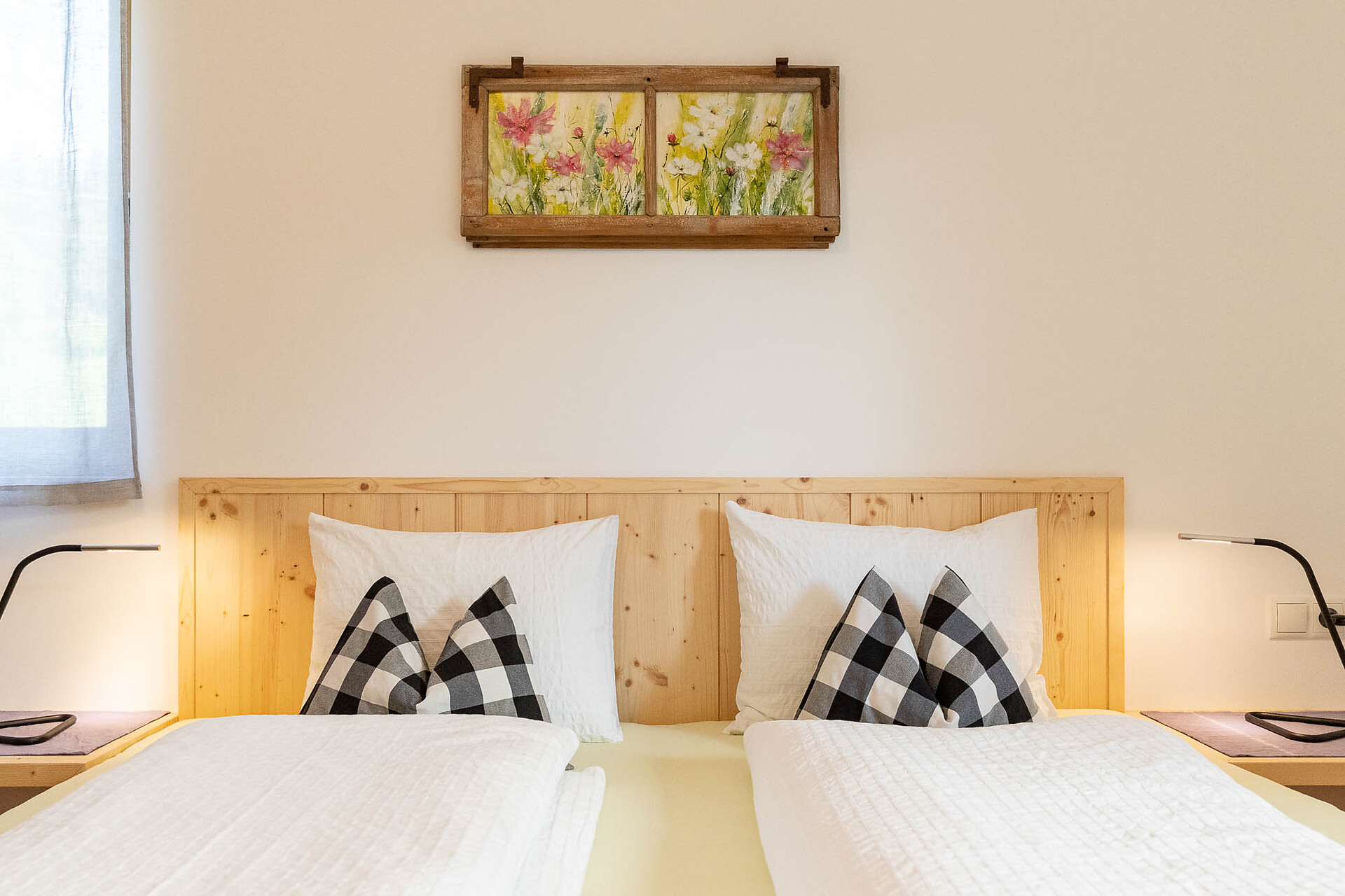 relax in our stylish bedrooms