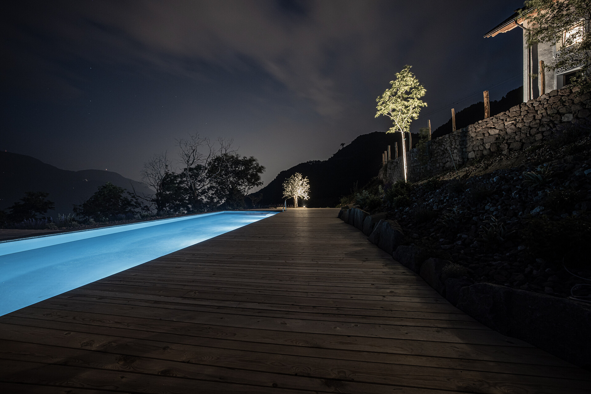 Spornberg by night