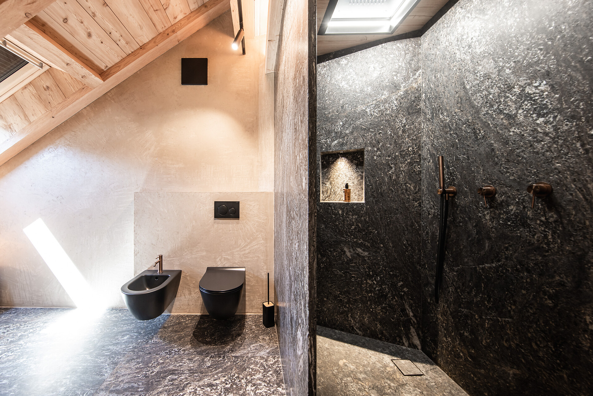 Bathroom with walk