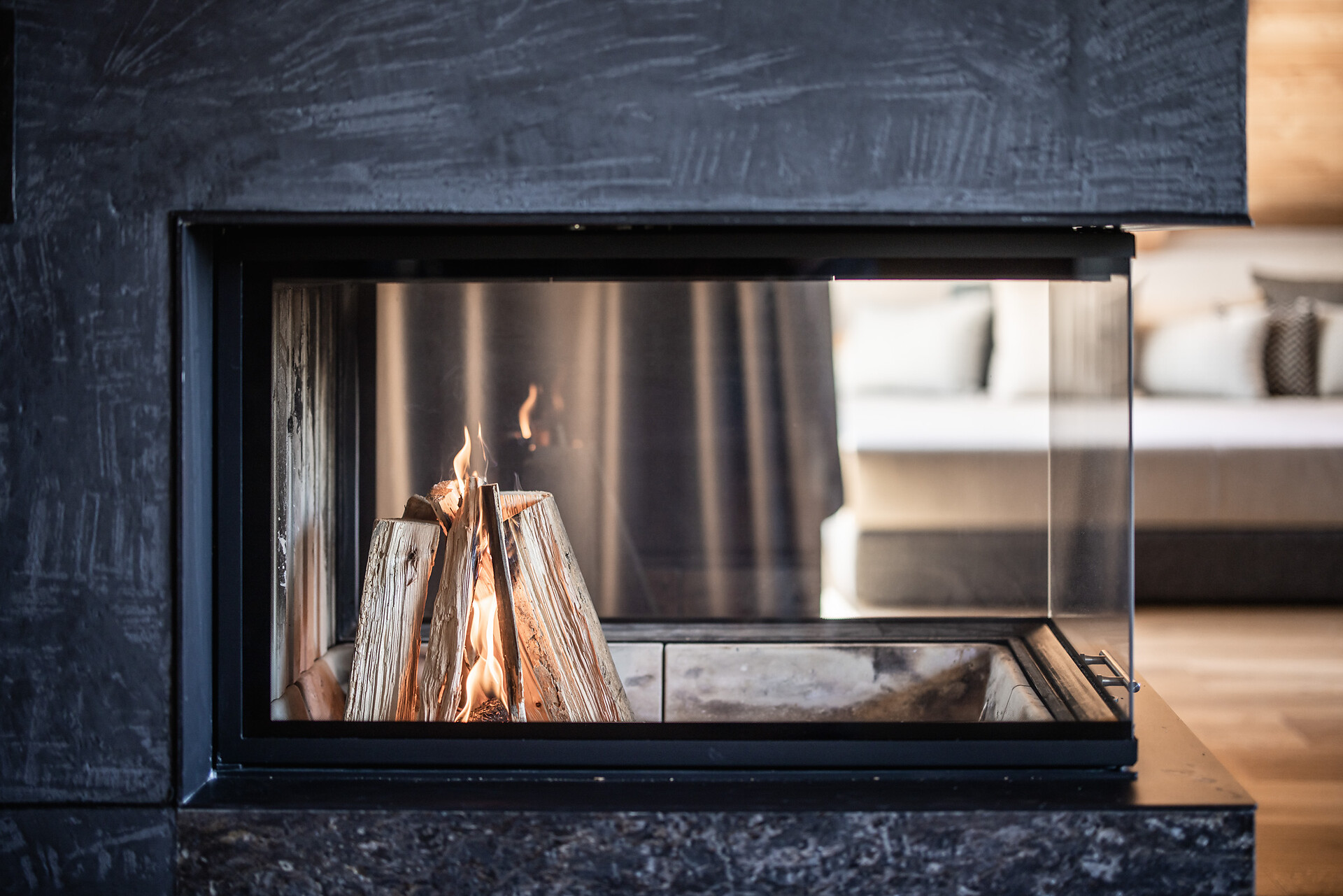 Real fireplace Nordberg