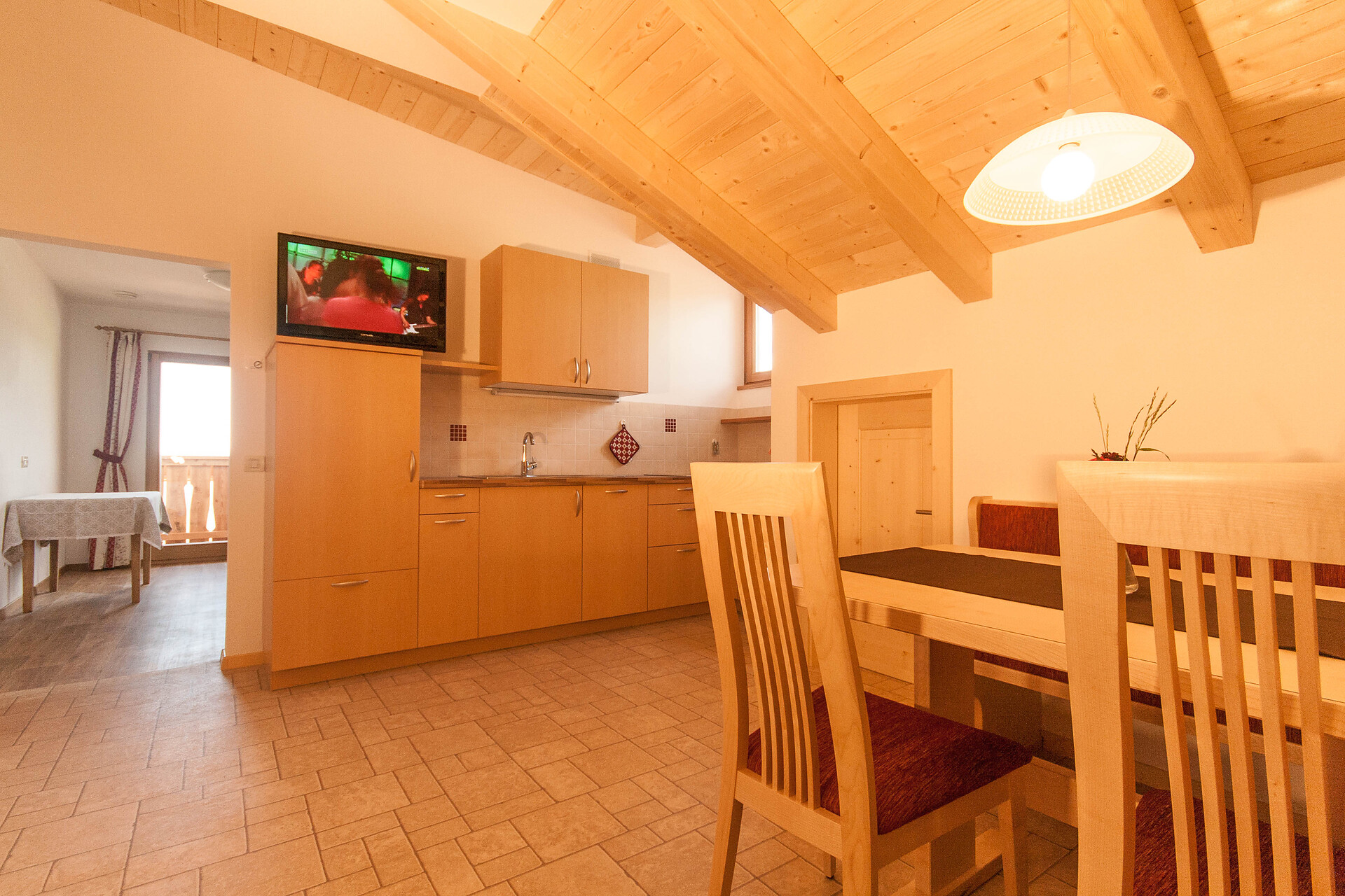 Wohnküche Ferienwohnung Panorama