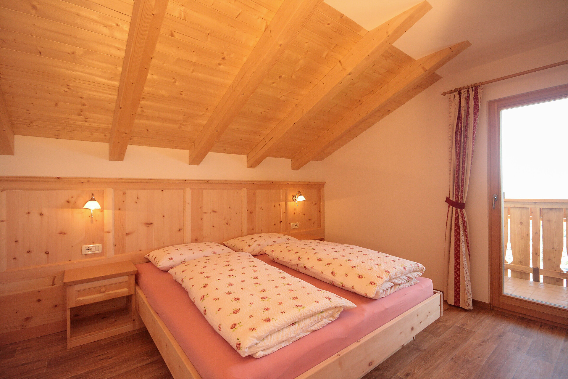 Schlafzimmer Ferienwohnung Panorama