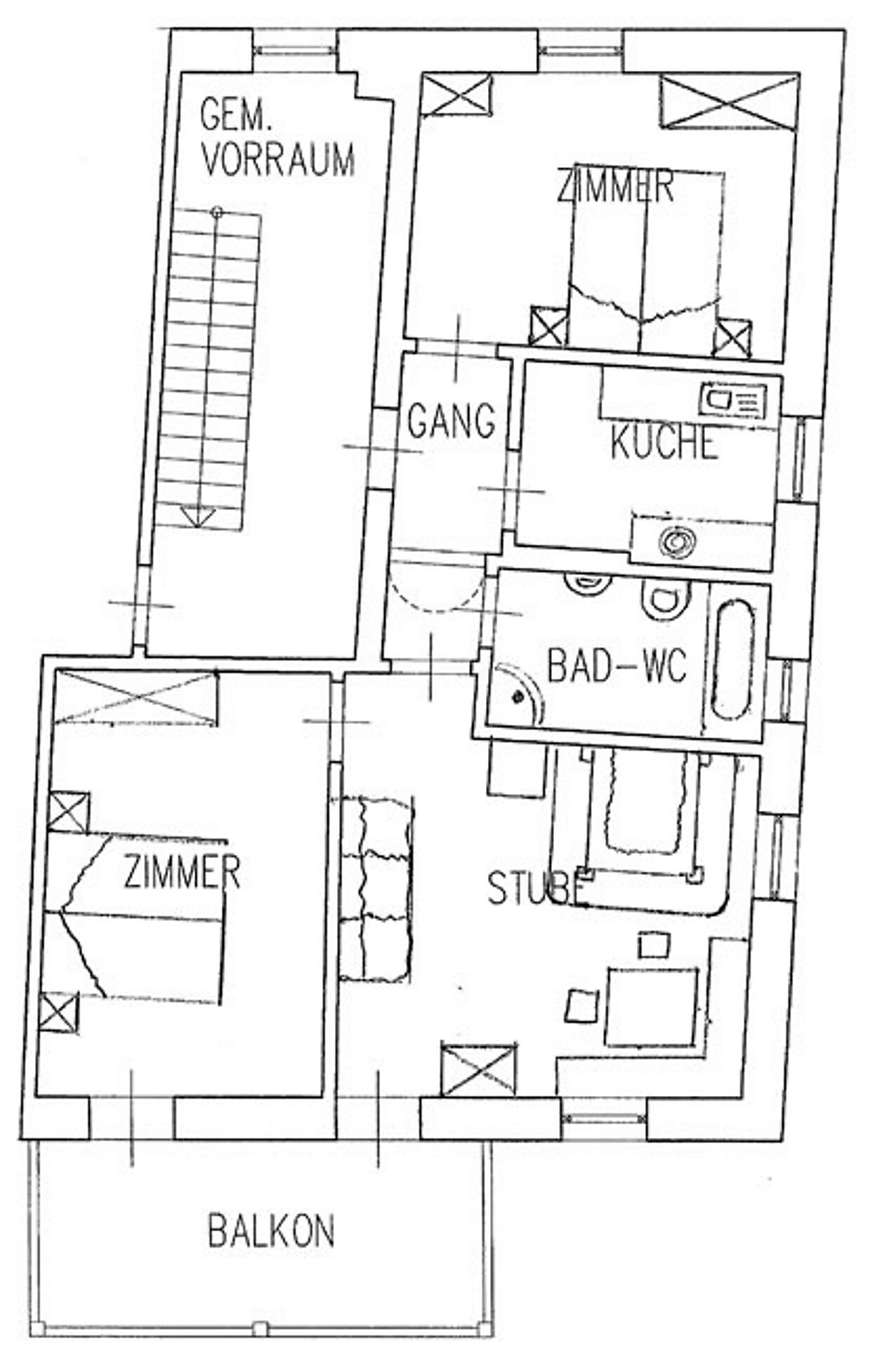 Großes Apartement