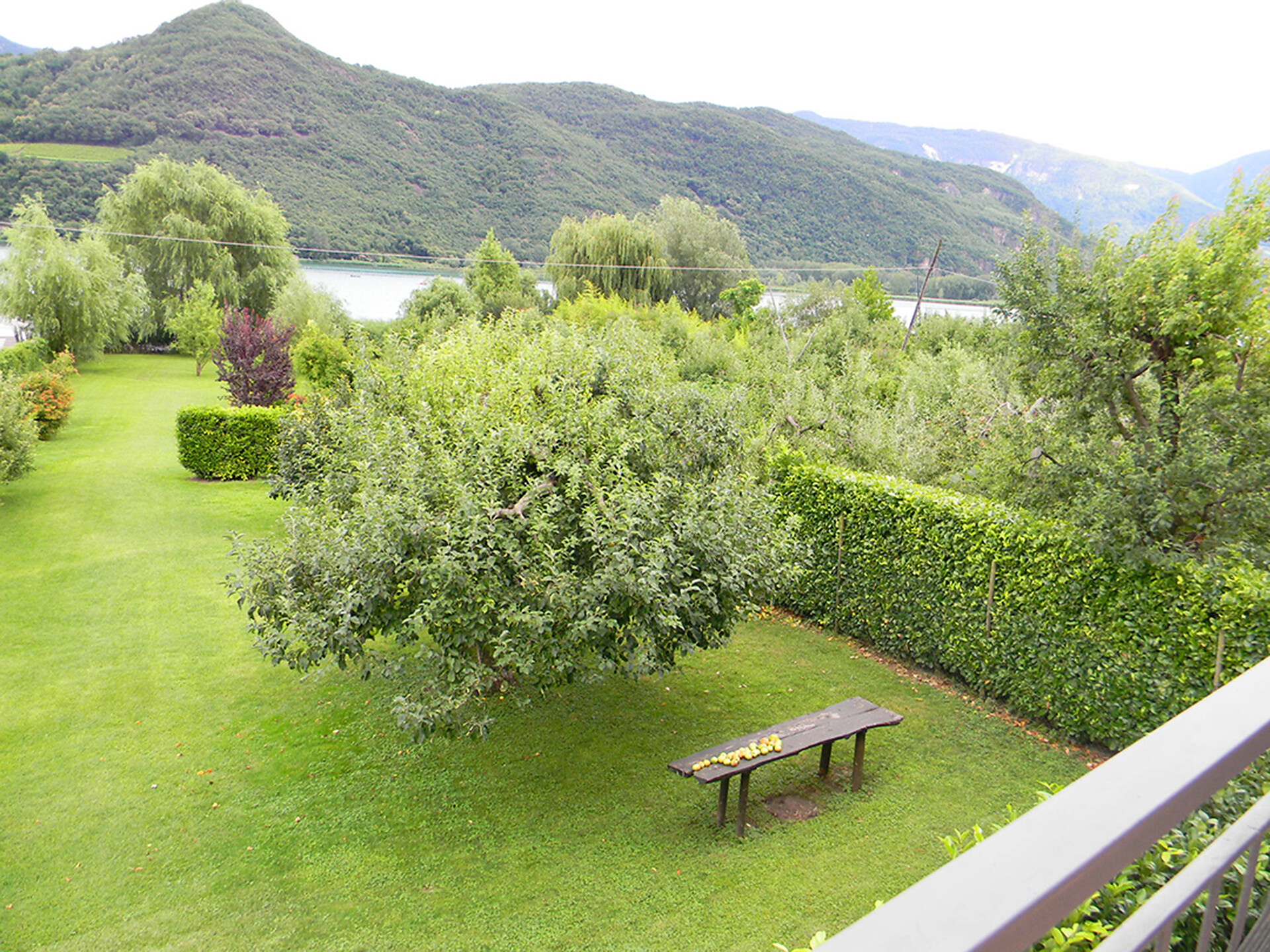 Aussicht vom Balkon aus