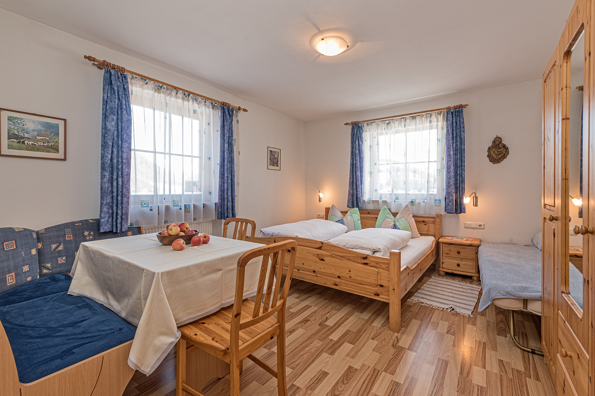 Schöneggerhof Valdaora Stanza matrimoniale/Kronplatz/Ferienwohnungen/Dolomiten/Hofurlaub/Südtirol