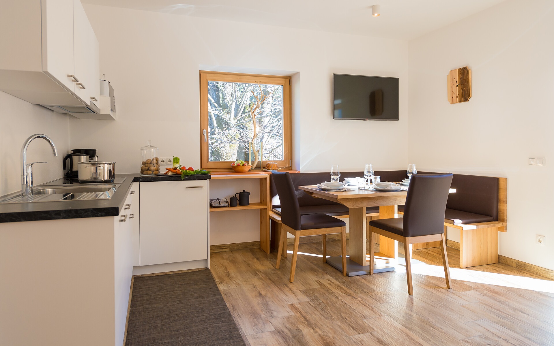 soggiorno/cucina "Fichte" und "Zirbe"