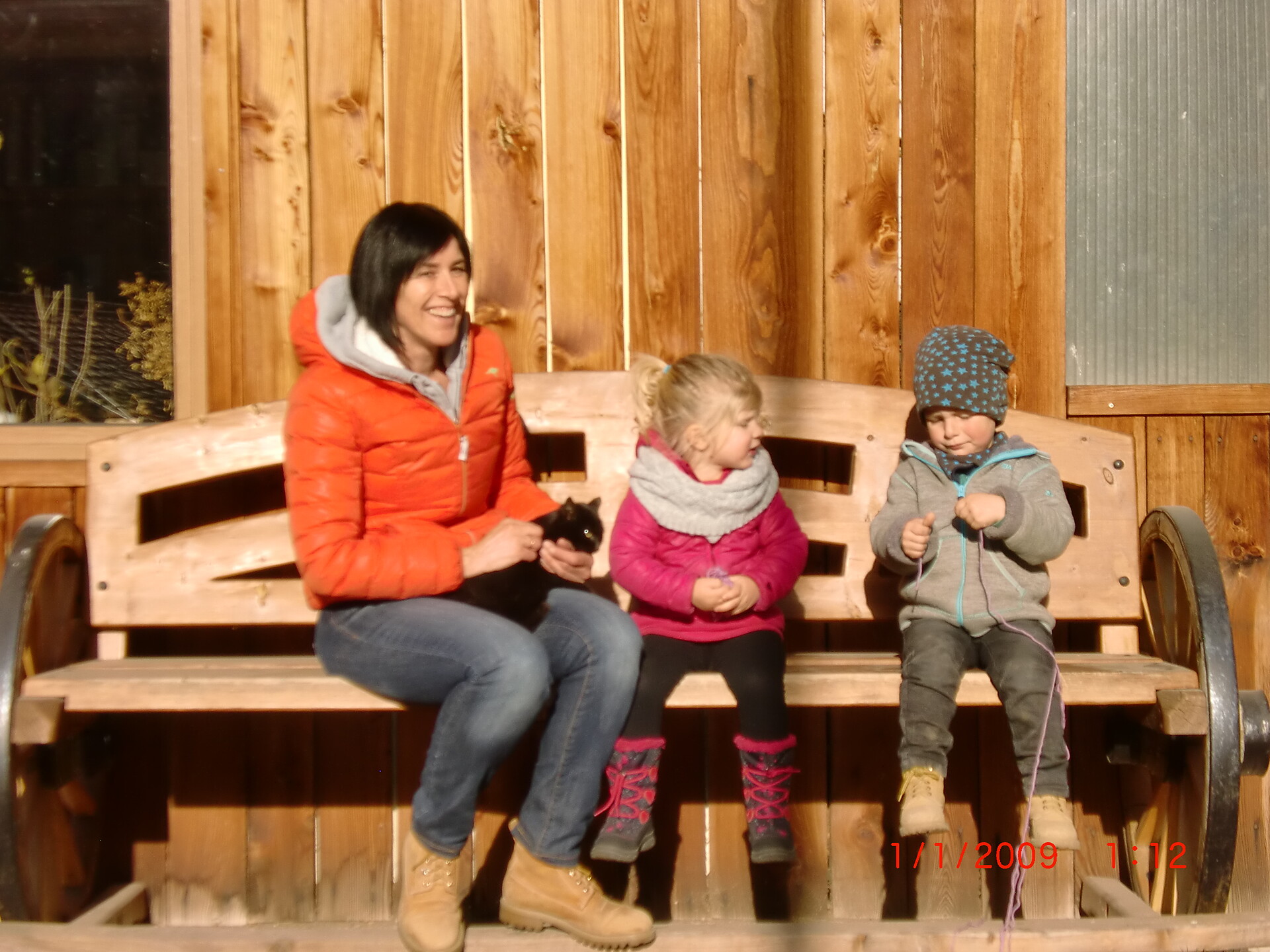 con nostro gatto "Kimba"