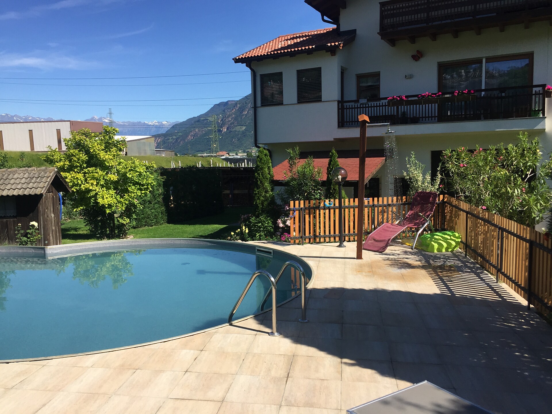 The swimming pool