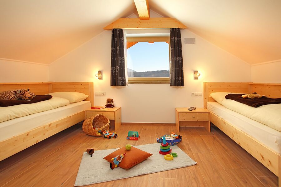 Bedroom with WC in the attic