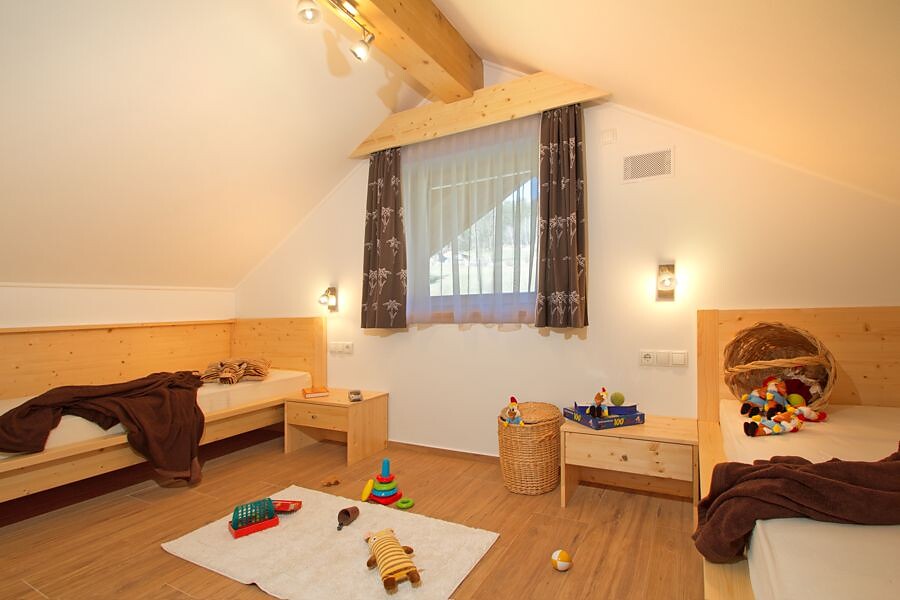 Bedroom with WC in the attic