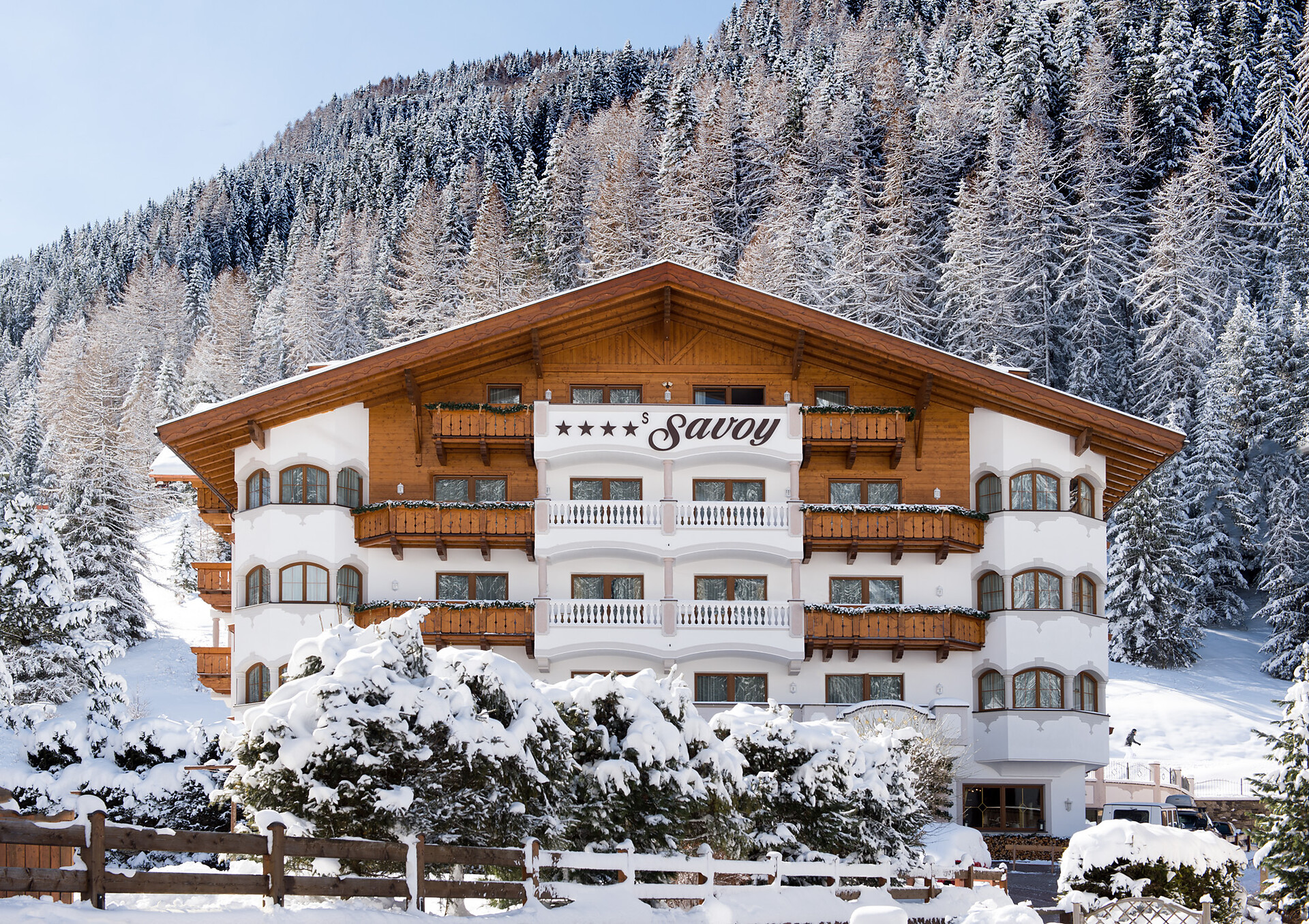 Hotel Savoy in the winter