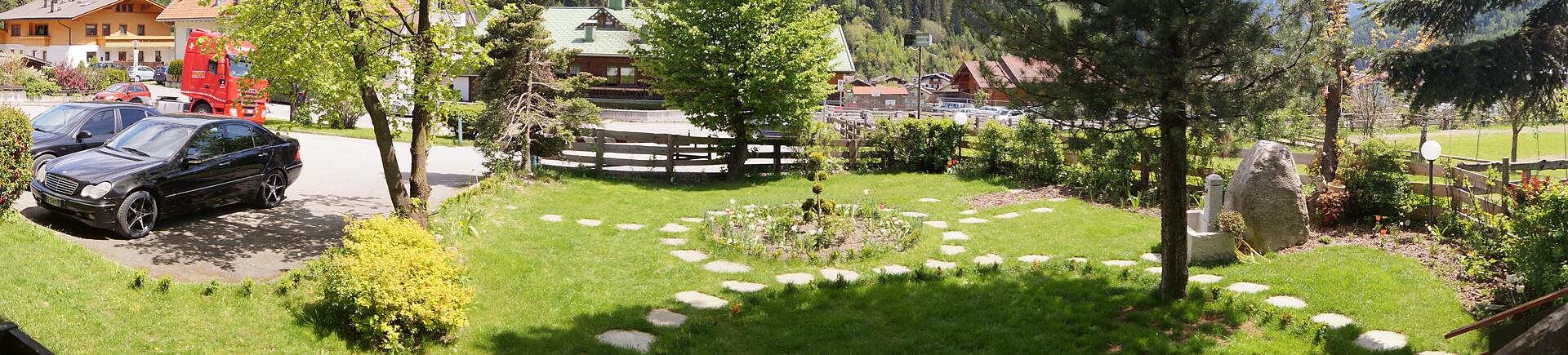 Der neue gestaltete Garten
