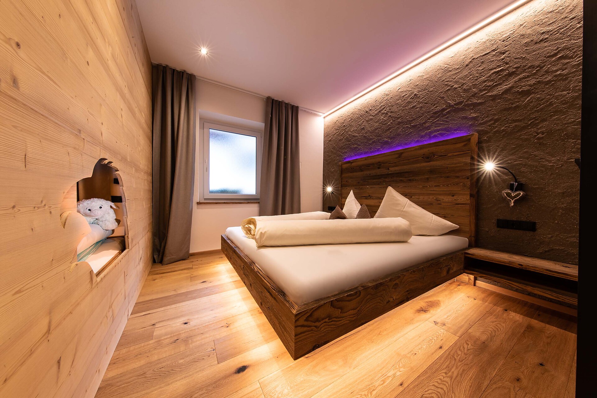 Schlafzimmer Sonnleiten Dolomiten Residence