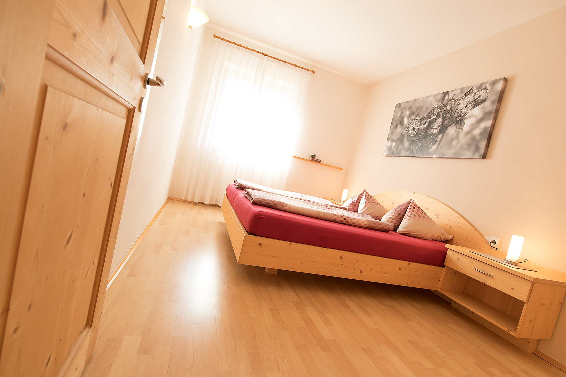 Ferienwohnung "Puitn" Schlafzimmer