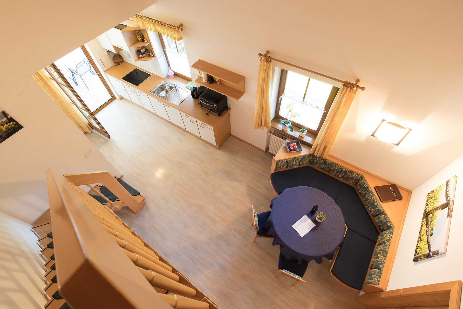 Ferienwohnung "Kiaebn" Kitchen