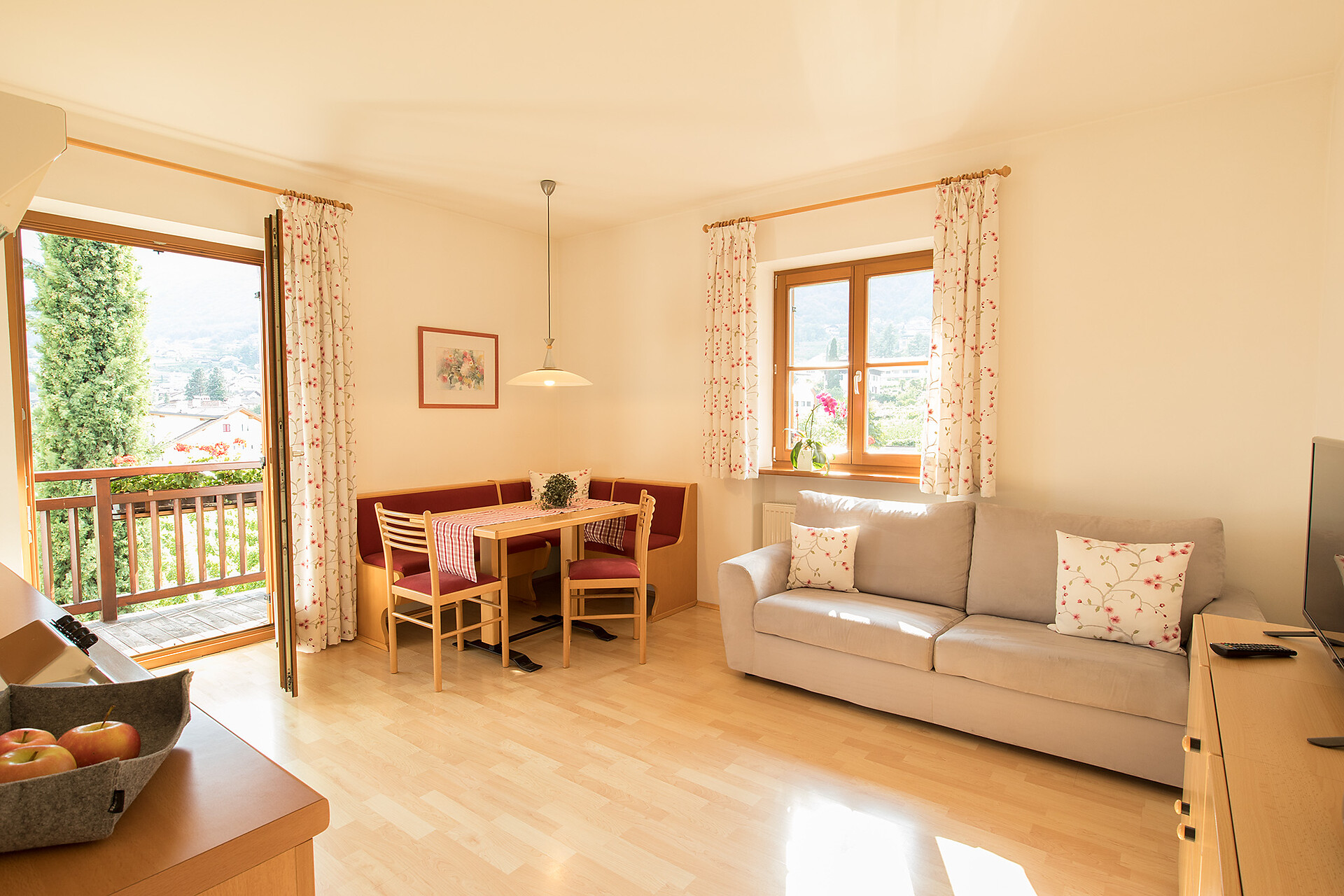 Ferienwohnung "Puitn" Wohnküche