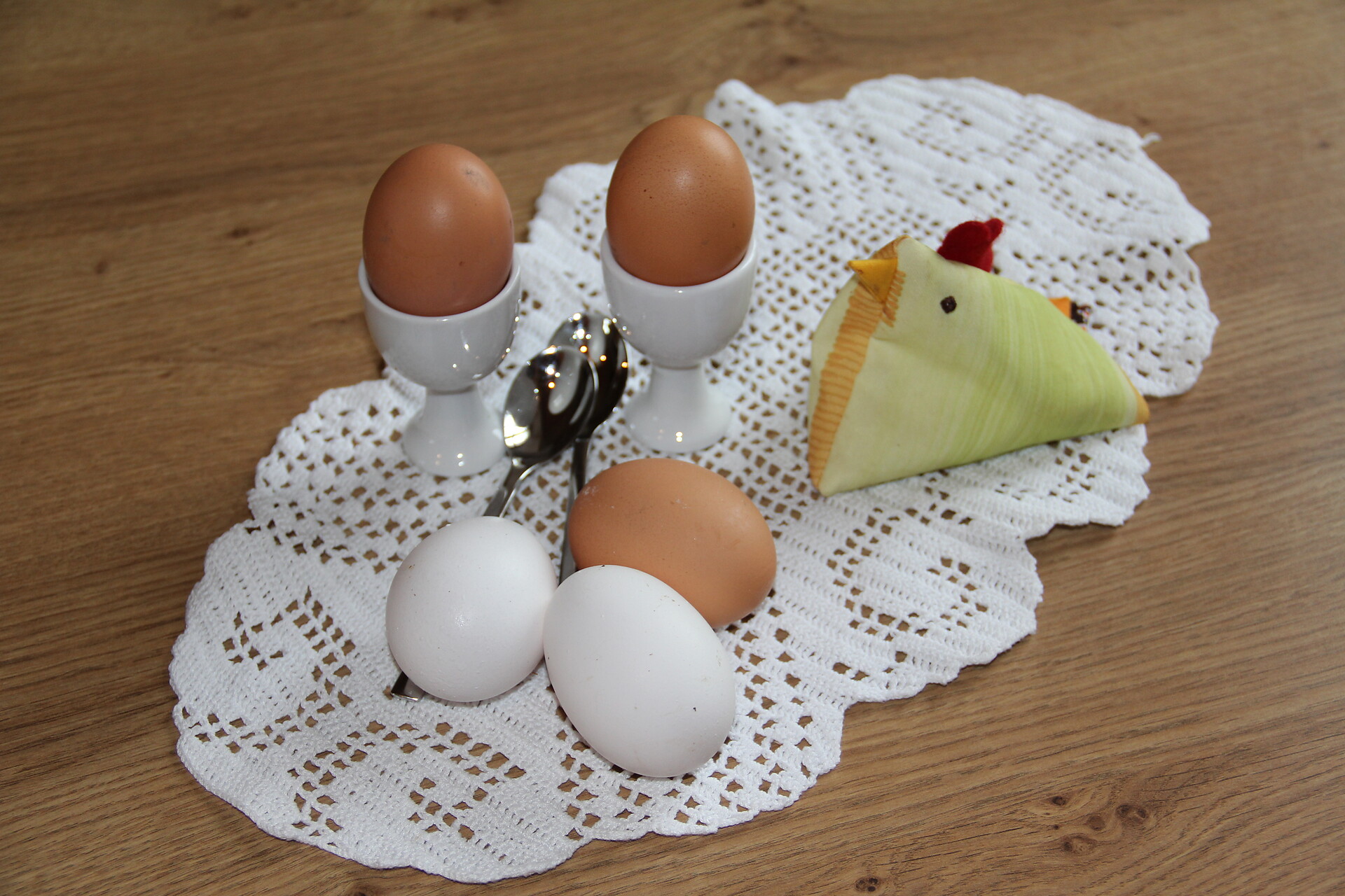 eggs from our happy chickens