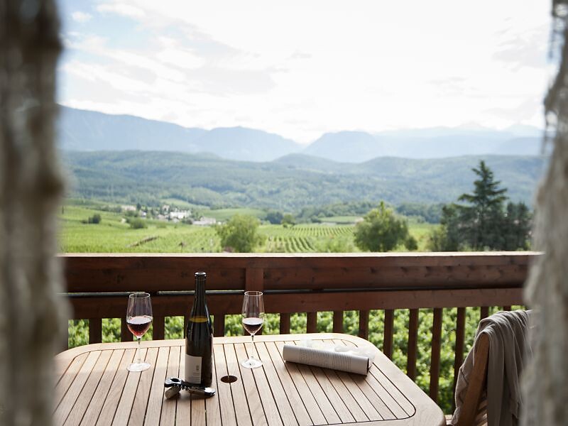 view from the balcony