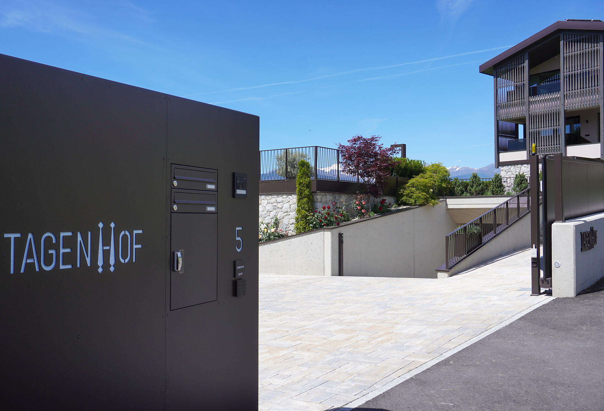 Entrance Tagenhof Mountain Living