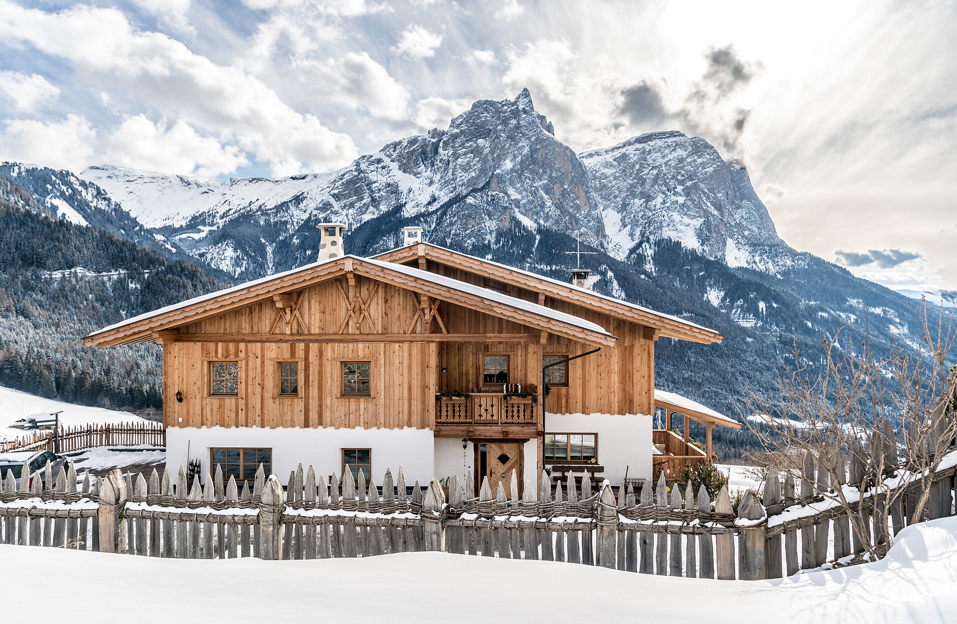 Winter in the mountains of Alto Adige