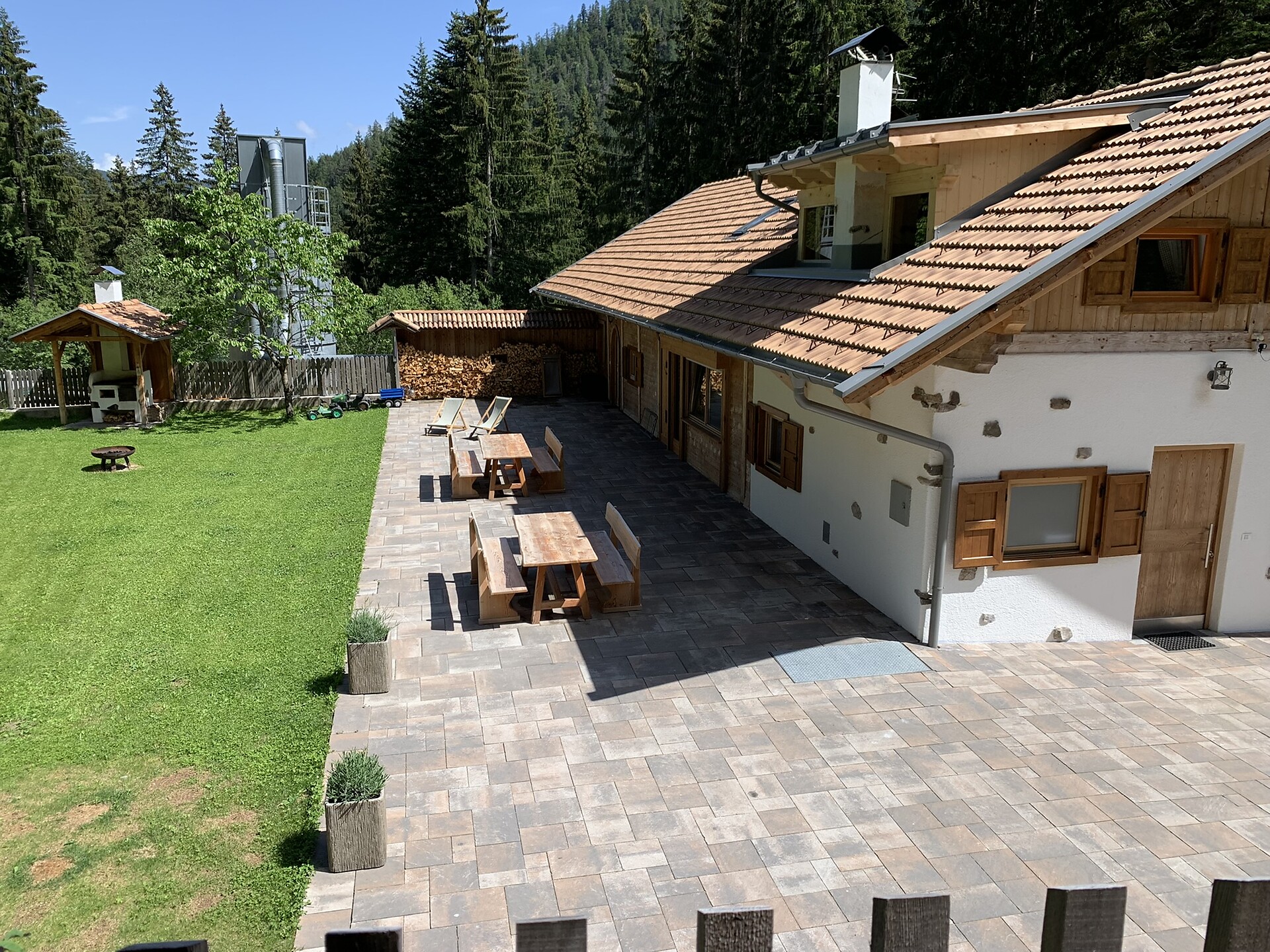 Outdoor area with terrace and garden