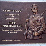 Geburtshaus Sepp Innerkofler
