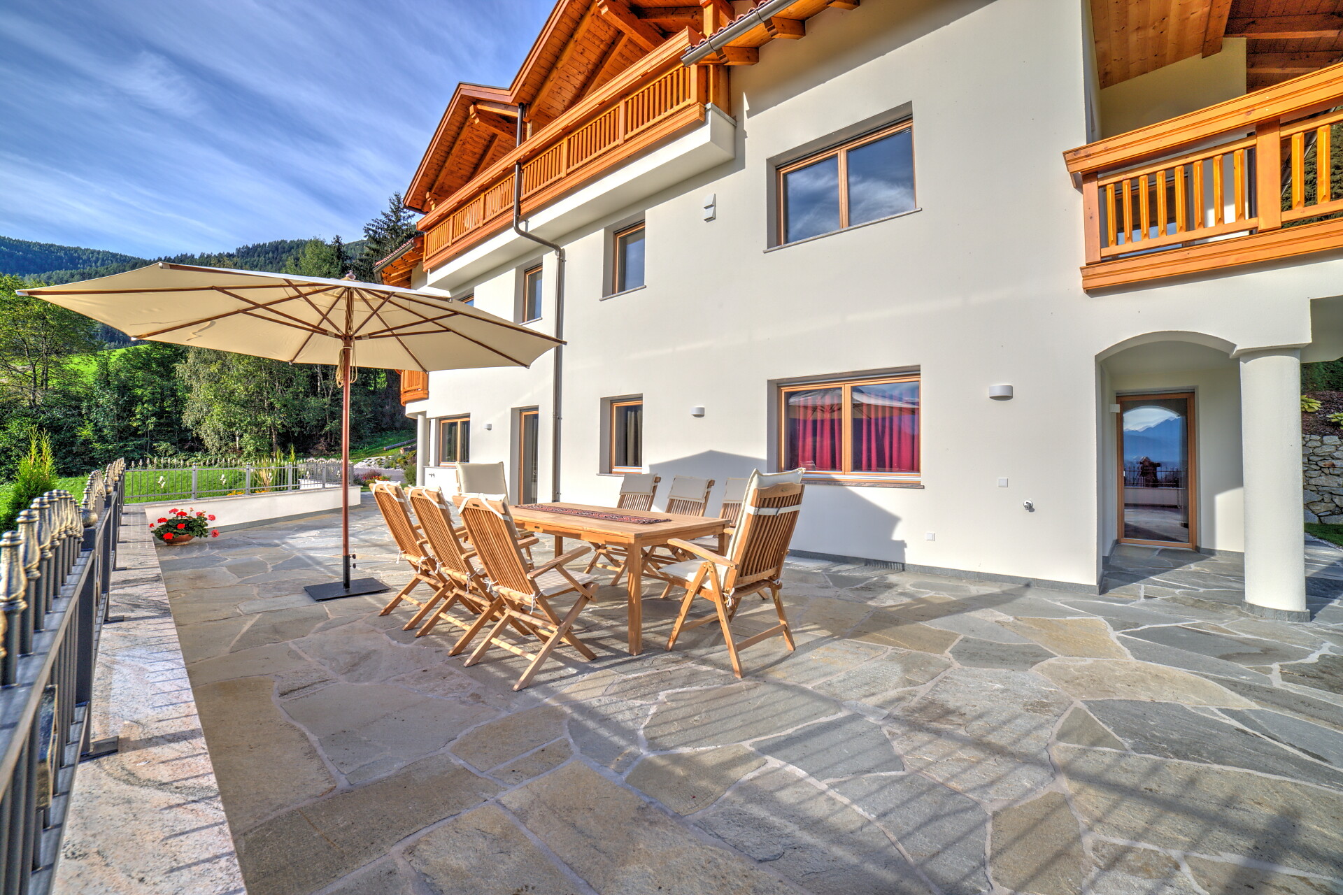 Terrace with panorama
