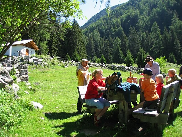 spuntino sull'escursione