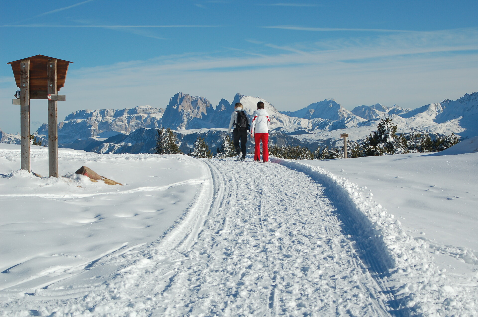 Erster Winterpremiumweg in Italien