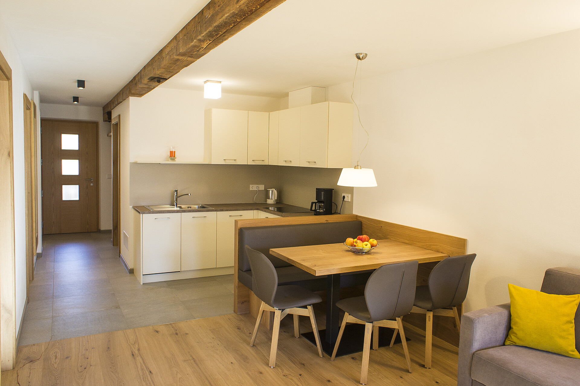 Kitchen and living room