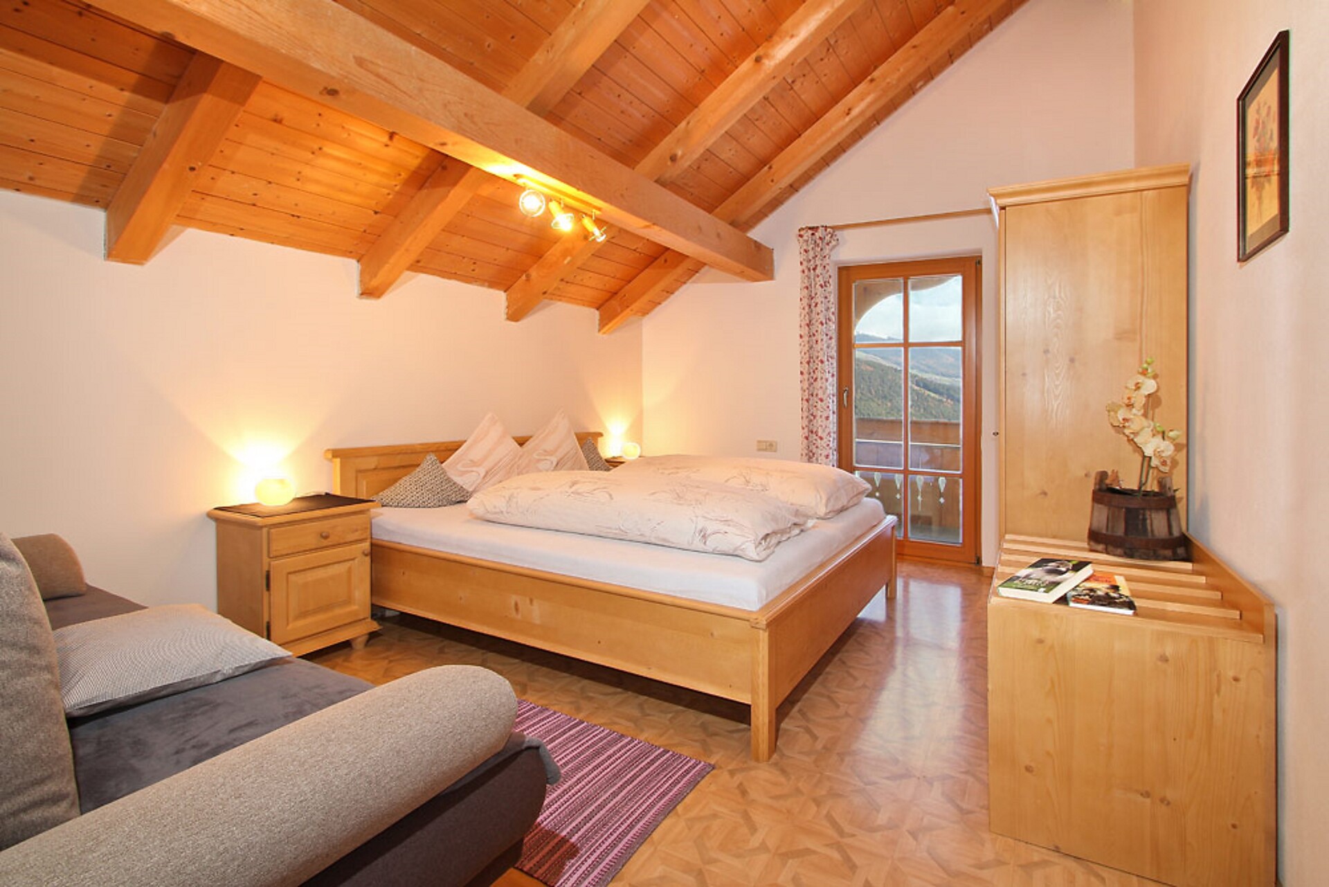 Schlafzimmer Lärche