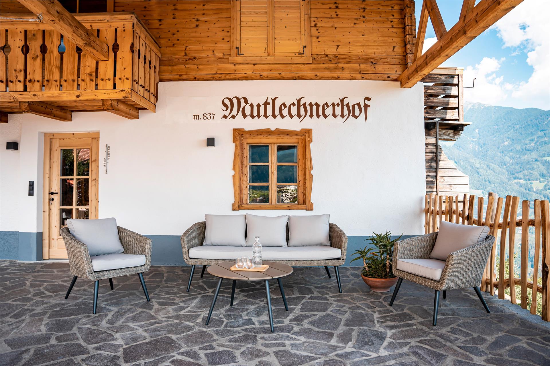 Urlaub auf dem Bauernhof Ferienhaus Mutlechnerhof Kuens 2 suedtirol.info
