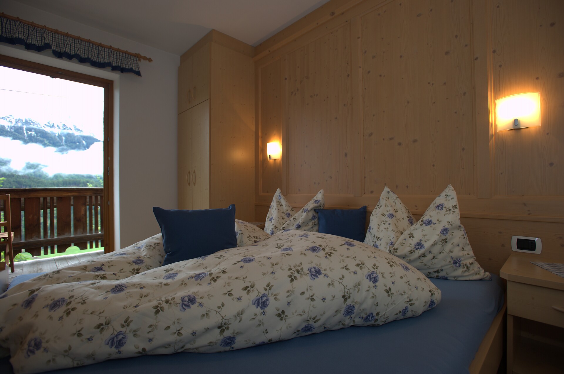 Appartamento Enzian camera da letto