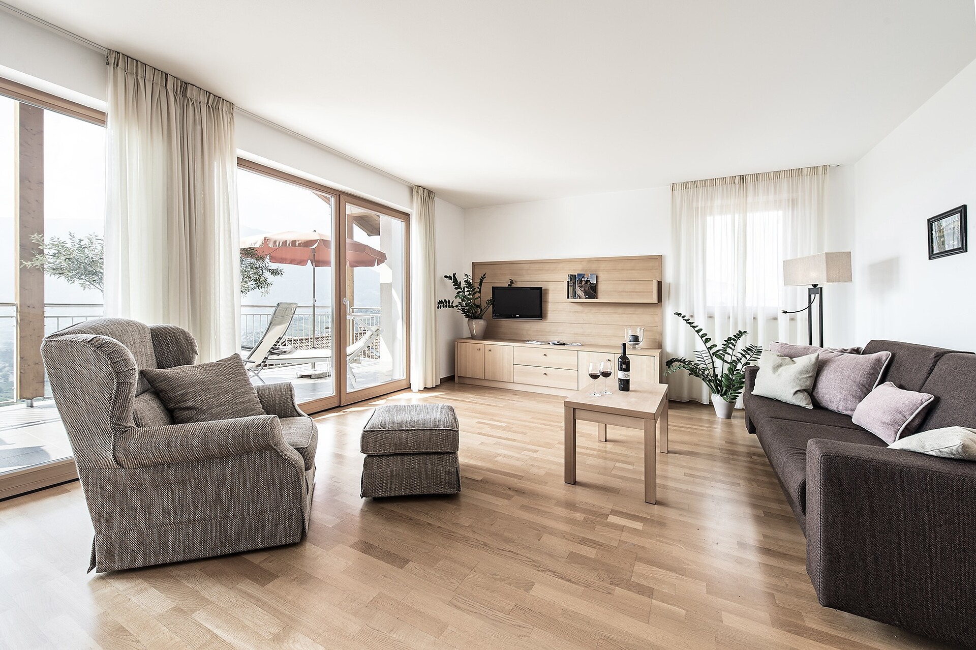 A spacious and light