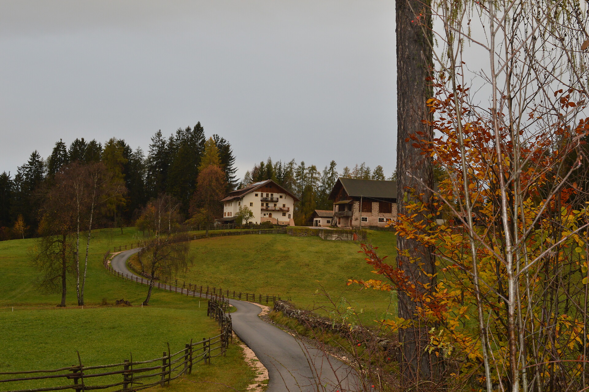 Der Bachnerhof im Herbst