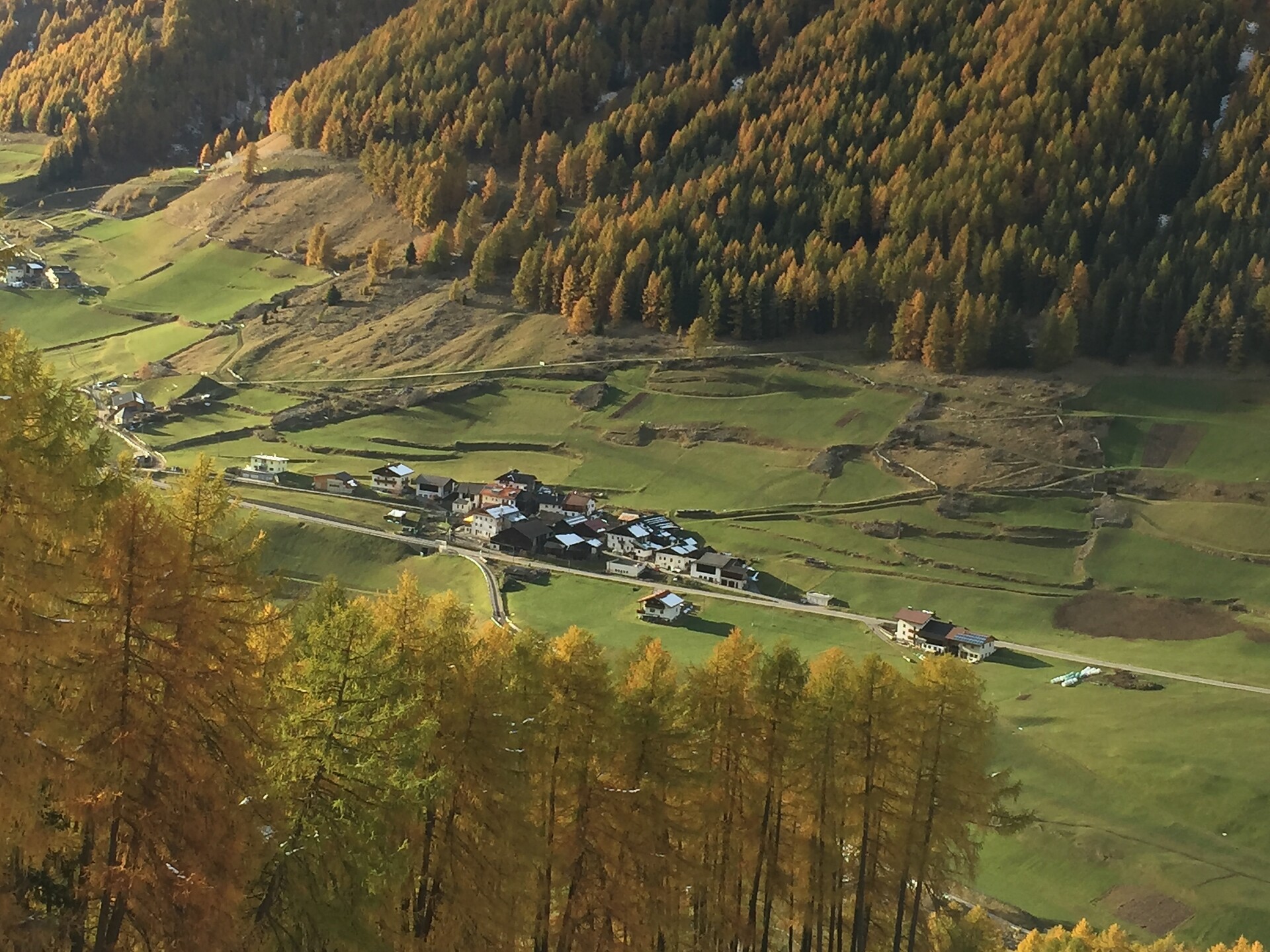 Autumn landscape in Vallelunga