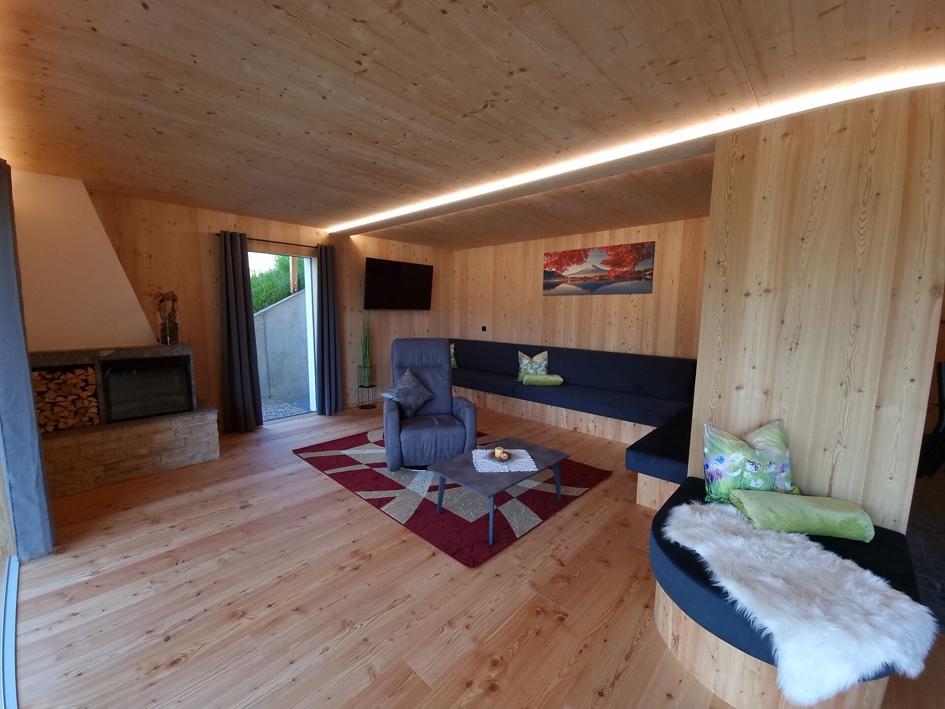 Kitchen and living room