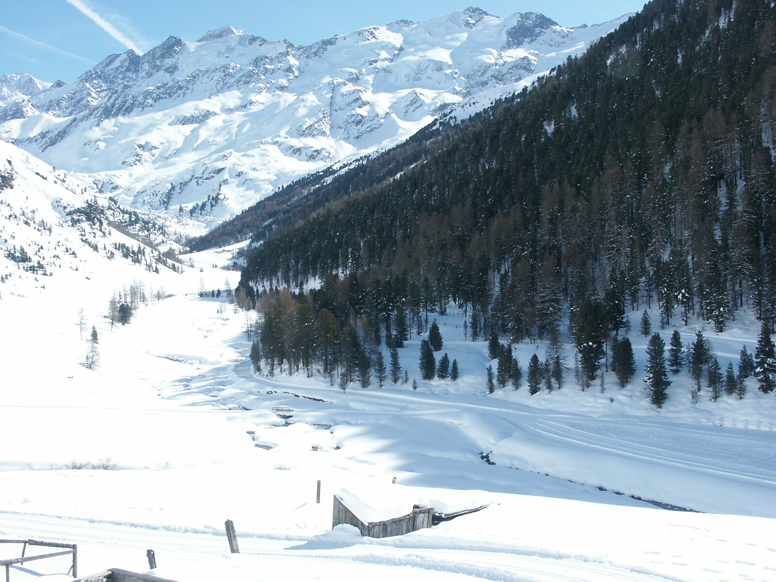 winter panoramic view