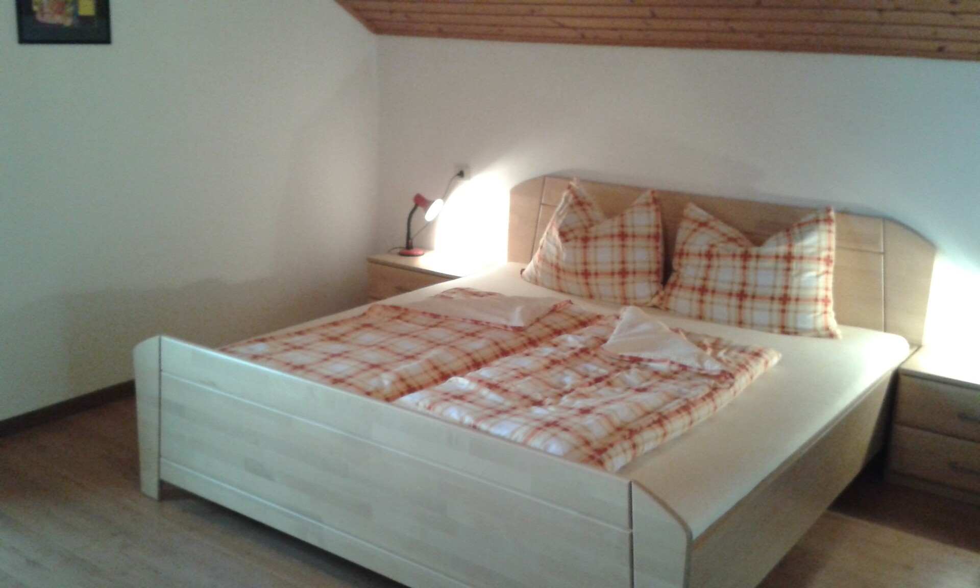 Sleeproom with balcony in the appartment Abensonne
