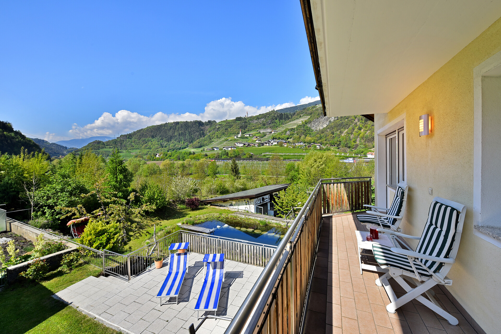Balkon Teichblick