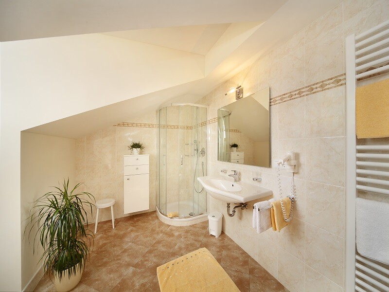 Badezimmer in der Ferienwohnung "Tirol"