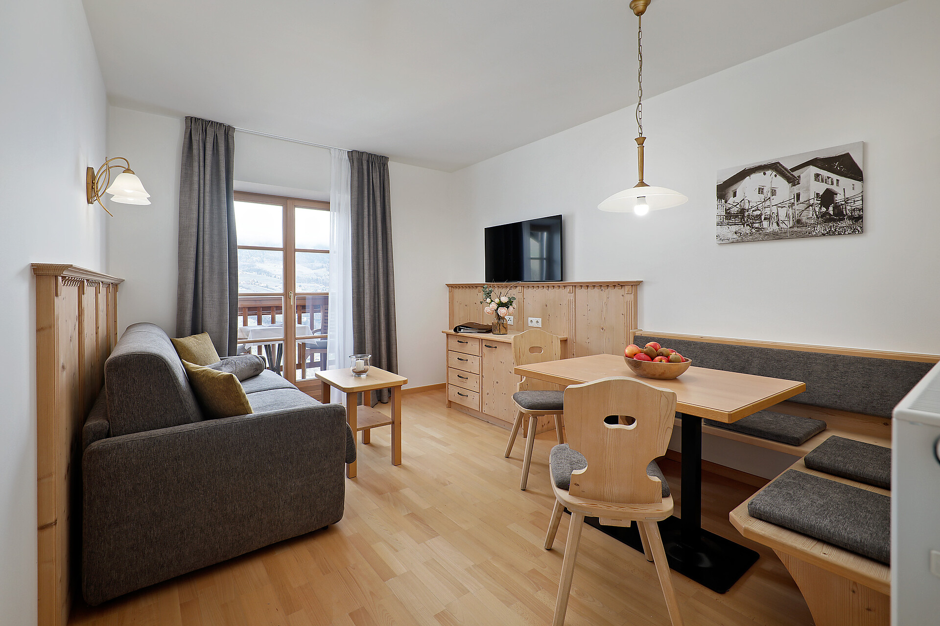 Wohnzimmer Wohnung Schenna