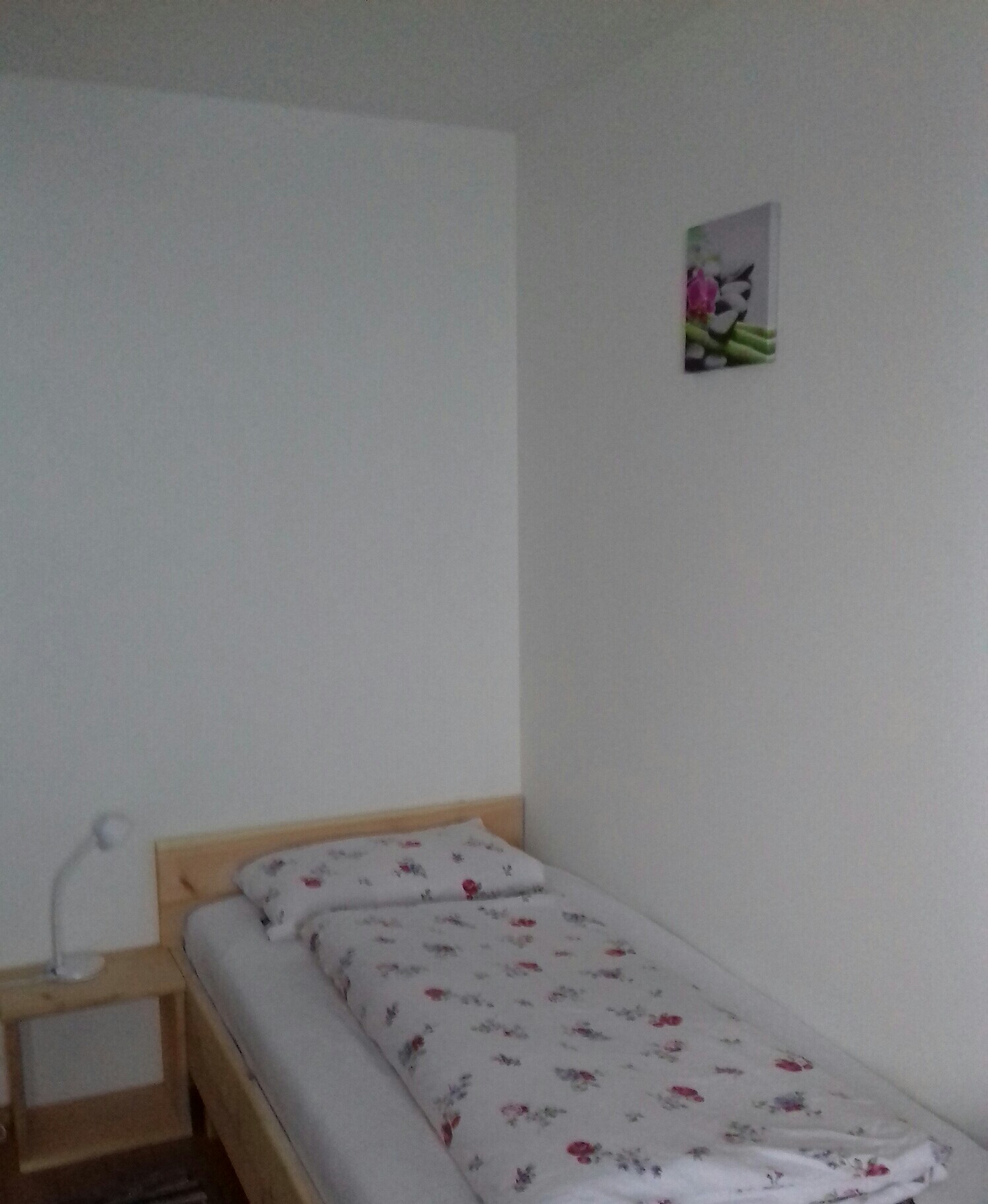 2nd bedroom with two single beds