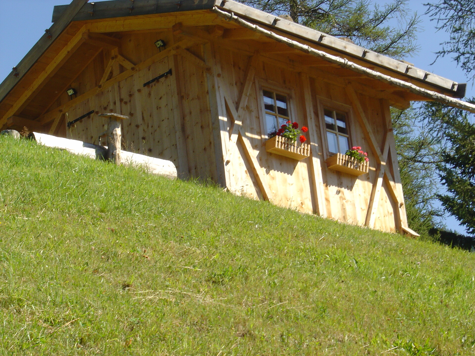 Unsere Grillhütte am Hof