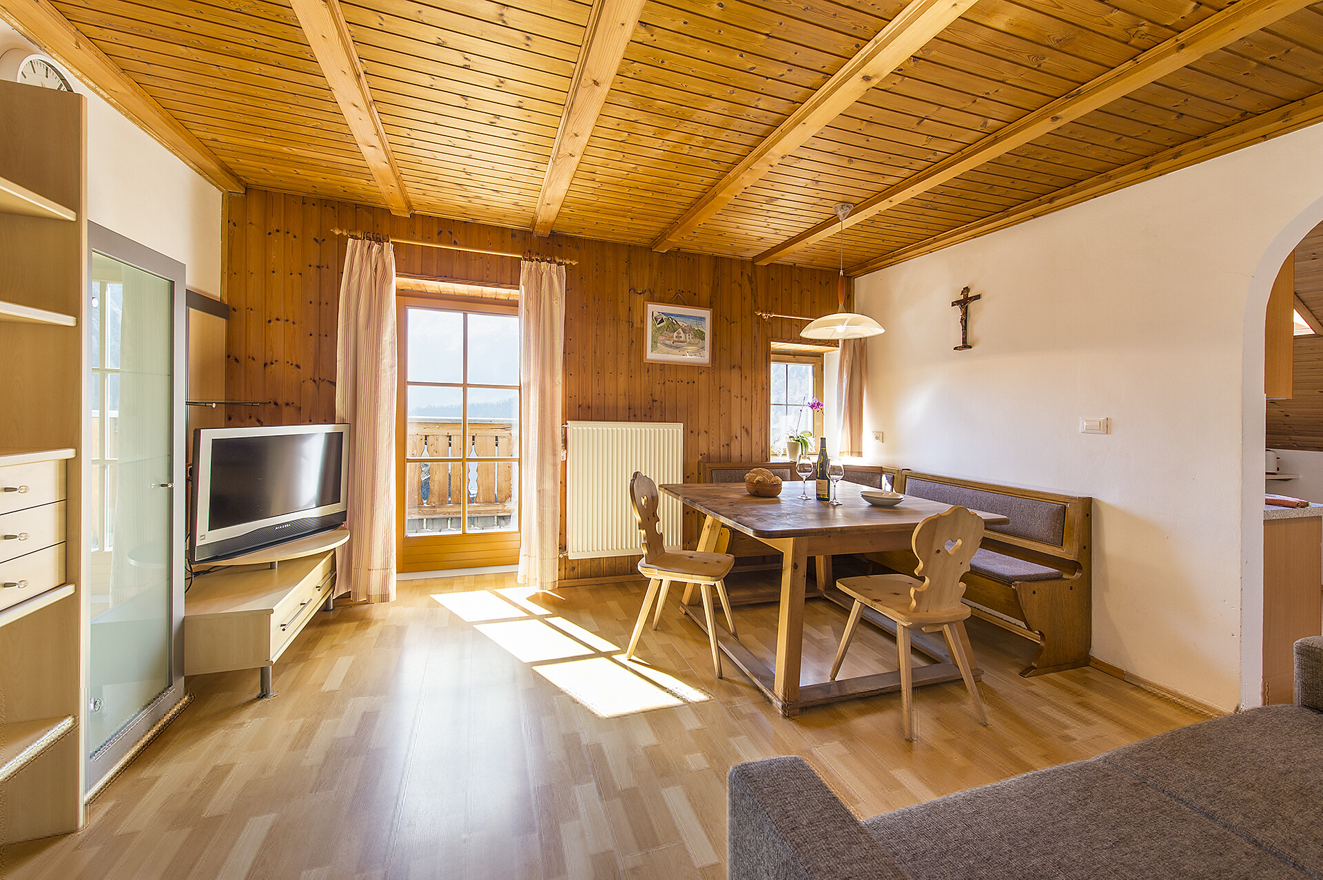 Unterversanthof Ferienwohnung Wohnzimmer